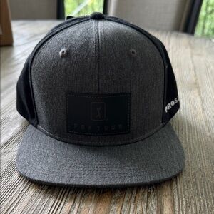 PGA Tour Charcoal and Black Baseball Cap